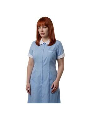 Maid Uniform Dress Size 12 L Collar & Cuffs Cosplay ROCKABILLY TV Sissy